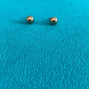 Rose gold studs